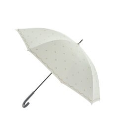 MOONBAT 晴雨兼用日傘 長傘 ドット×スカラー／遮光 遮熱 UV