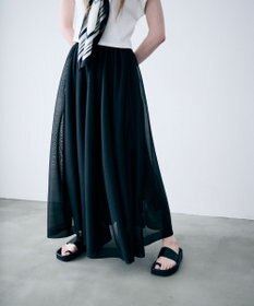 uncrave バルキーシアーニット フレアスカート