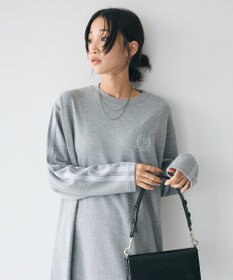 CRAFT STANDARD BOUTIQUE ライン入り裾フリルワンピース