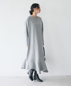 CRAFT STANDARD BOUTIQUE ライン入り裾フリルワンピース