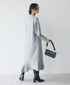 CRAFT STANDARD BOUTIQUE ライン入り裾フリルワンピース