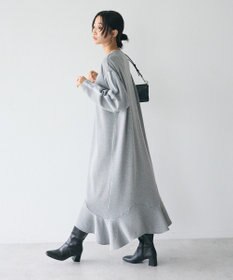 CRAFT STANDARD BOUTIQUE ライン入り裾フリルワンピース