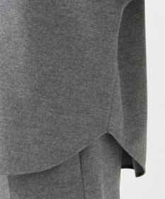 23区 【エステータ】ウールツイルジャージー スリットネック ブラウス