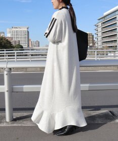 CRAFT STANDARD BOUTIQUE ライン入り裾フリルワンピース