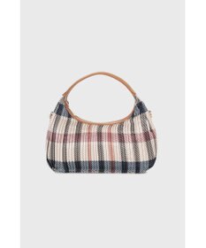 DAKS 【軽量】ポリエステル ハウスチェック 2WAYワンハンドルバッグ
