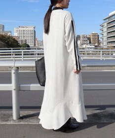 CRAFT STANDARD BOUTIQUE ライン入り裾フリルワンピース