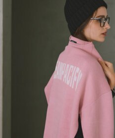 OP／FILA 【ocean pacific】ロゴ入りクルーニット