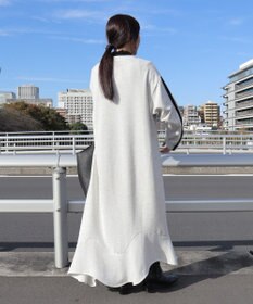 CRAFT STANDARD BOUTIQUE ライン入り裾フリルワンピース