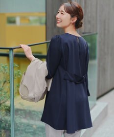 Tiaclasse L 【おのののかさん着用】半袖＆七分袖選べる袖丈バックフレアチュニック