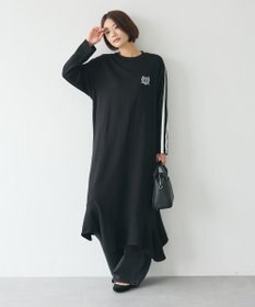 CRAFT STANDARD BOUTIQUE ライン入り裾フリルワンピース