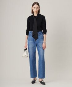 ICB 【洗える】 クロスコンビ ボウタイニット