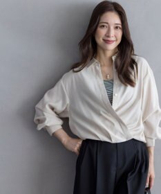 組曲 バウンディングシャーティングカシュクール ブラウス