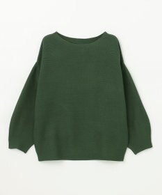 ANY 【洗濯機可】パフスリーブガーターニット