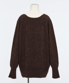 TOQUE 〈大草直子さんアドバイザー〉ベビーアルパカ×ウール縮絨ニットラグランスリーブ