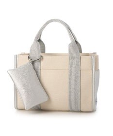 UNBILLION カシュカシュ cachecache / ポーチ付テープハンドルスクエアトート