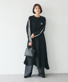 CRAFT STANDARD BOUTIQUE ライン入り裾フリルワンピース