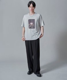 WEGO 【2点SET】アクセ付きフォトグラフィックT（SS）