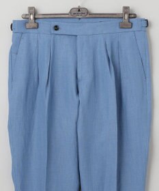 GOTAIRIKU 麻素材【MADE IN ITALY】BERWICH スラックス(SCOTCH)