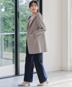 Tiaclasse ダブルフェイスニットロングコート