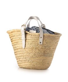 UNBILLION ペルケ perche / モロッコカゴ・牛革・バティック柄ドロストＬ