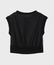 GRACE CONTINENTAL チュール刺繍ニットトップ