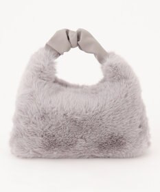 自由区 【2WAY】フェイクファーハーフムーン バッグ