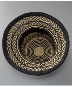 AURORA LANVIN en Bleu ランバン オン ブルー 手編み風ペーパーサーモ中ツバ ハット