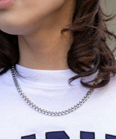 WEGO 【SETITEM】アクセ付きグラフィックロンT