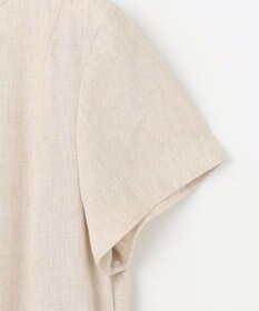 自由区 【カタログ掲載・接触冷感・UVカット・洗える】リネンミックスツィル ワンピース