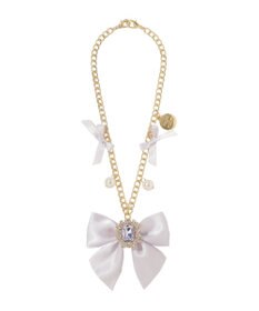 Maison de FLEUR ビジューリボンパールバッグチャーム