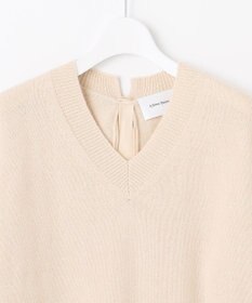 自由区 【カトリエムブーケ】Soyeux touche バックリボンプルオーバーニット