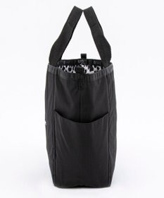 LeSportsac SM REVERSIBLE PKT TOTE/2ウェイブラック/ニュートラルレオパード