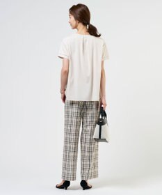 J.PRESS LADIES プレーティングジャージー チュニック丈 カットソー