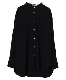 CRAFT STANDARD BOUTIQUE レーヨンデシンバンドカラーシャツ