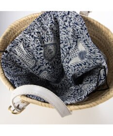 UNBILLION ペルケ perche / モロッコカゴ・牛革・バティック柄ドロストＬ