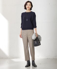 J.PRESS LADIES T/R/W グレンチェック パンツ