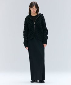 BEIGE， 【VERY NaVY12月号掲載】MONTAIGNE / イージーウエストウールロングスカート