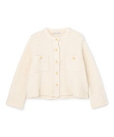 UNFILO テディベア ブークレヤーン カーディガン