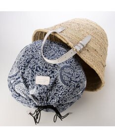 UNBILLION ペルケ perche / モロッコカゴ・牛革・バティック柄ドロストＬ