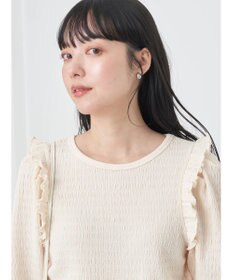 earth music&ecology シャーリングカットプルオーバー