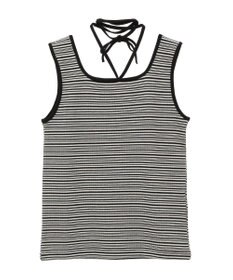 Green Parks チョーカー付きタンクトップ