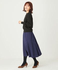 ANY SIS 【前後着用可能】2WAYパフスリーブ カーディガン