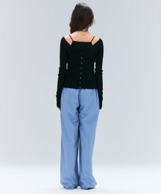 BEIGE， 【洗える/セットアップ対応】SPIGA / イージータックワイドパンツ