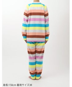 tsumori chisato SLEEP ツモリチサト パジャマ 長袖 長ズボン ルームウェア 綿混(本体) パイル素材 あたたかい 上下セット tsumori chisato SLEEP UDW447 /ワコール