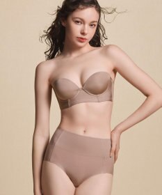 BRADELIS New York 【BRADELIS FIT / 響きにくい】モールドカップストラップレスブラ ブラデリス ズレにくい 補正 ブラジャー