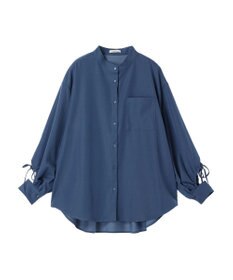 earth music&ecology リボンポイントシャツチュニック