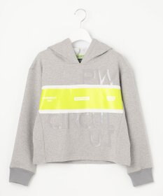 PW CIRCULUS 【WOMEN】【洗える/軽量】裏毛 ロゴ フーデッド プルオーバー ゴルフウェア レディース