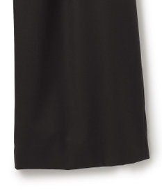 ICB 【洗える】 ウールヴィスコースストレッチ タックパンツ