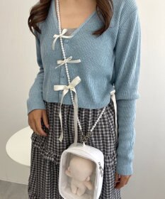 WEGO リボンビーズストラップ