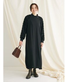 CRAFT STANDARD BOUTIQUE 袖ジャガードラグランワンピース